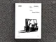 Crown PE4500-60 Forklift Pallet Truck Owner Operator Manual User Guide