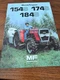 Massey Ferguson 154S 174S 184S Tractor Brochure FCCA24