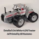 1/16 White 4-270 4WD Tractor - Custom Build - 3D Printed