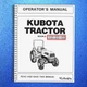 KUBOTA L3130 L3430 L3830 L4330 L4630 L5030 OPERATORS MANUAL - LOOP BOUND, COVERS