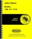 John Deere 108 111 111H Lawn & Garden Tractor Parts Manual (JD-P-PC1699)
