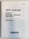 SAKAI VIBRATING ROLLER  SV414D, SV414T, SV414TF PARTS CATALOGUE, Cummins Engine