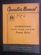 International Harvester IH U 372 450 & 501 Power Unit Operator's Manual Engine