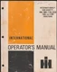 International Operator's Manual Cub Cadet Tractors 800 1000 1200 1250 1450 1650