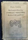 1943 Parts Catalog McCormick-Deering FARMALL TRACTORS Models F-12 & F-14