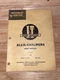 1964 ALLIS CHALMERS D-21  TRACTOR I&T SERVICE SHOP REPAIR MANUAL