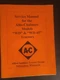 Allis Chalmers WD WD45 WD-45 Service Manual Tractor Tractors 78 Pages