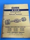 Clark FD-30001 FD-30500 FD-30600 Drive Axle Service Repair & Maintenance Manual
