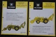 (2) 1964 "OLIVER 1600 TRACTOR LOADER BACKHOE" SPECIFICATIONS BROCHURE VERY NICE