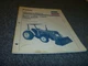Ford New Holland 7106Q 7108Q Quick Attach Loader User Owner Operator Manual xz