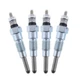 New 4 pcs 4D94 Glow Plug for Yanmar Komatsu Crawler D21A-7-M D20PLL-8 D21A-8E0