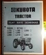 Kubota B6000 B7100 L175 L185 L200 L210 L225 L245 L260 L285 Flat Rate Manual