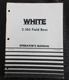 1977-81 ORIGINAL WHITE 2-180 SERIES I FIELD BOSS TRACTOR OPERATORS MANUAL NICE