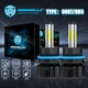 6-sides 9007 HB5 LED Headlight Bulbs for 2003-2012 International Truck 4300 4400