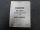 Hesston Fiat 780 780DT Wheel Tractors Parts Catalog Manual