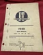 Ford 1000 & 1600 Tractor I&T Shop Service Repair Workshop Manual FO-36
