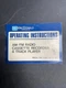 MacDonald  8TD-30 8 Track Owners / User Manual *Original*