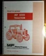 Massey Ferguson MF  3525 Tractor Parts Book Manual 651 492 M92 2/85