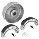 Rear Brake Drum Hub w/ Shoes for Honda Foreman 450 TRX450FE TRX450FM 1998-2004