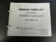Nissan KH02 Forklift Parts Catalog Manual   C-F260U