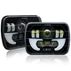 2X 55W 7x6" 5x7" Led Headlights for International Harvester 4700 4800 4900 8100