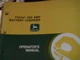 JOHN DEERE OPERATOR'S MANUAL TY5161 10/2 AMP BATTERY CHARGER ISSUE K6