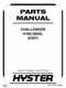 Hyster H165XL H190XL H210XL H230XL H280XL E007 Forklift Parts Catalog Manual PDF