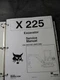 Bobcat X225 Compact Excavator Service Manual Shop Repair Book 1 Part # 6720347