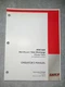 Case IH MW166S Mid Mount/Side Discharge Mower Deck Operators Manual.