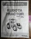Kubota M96S M108S Tractor Owner's Operator's Manual 3N600-9971-6 2007