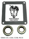 NEW OIL PAN GASKET & CRANKSHAFT SEALS  FITS ONAN CCK, CCKA, CCKB MCCK ENGINES