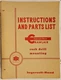 INGERSOLL RAND CRAWL IR ROCK DRILL MOUNTING ECM150-D475 INSTRUCTIONS PARTS 