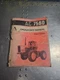 1976 Allis-Chalmers AC 7580 Diesel Tractor Operator's manual
