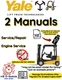 YALE FORKLIFT (A810) GDP040BF SERVICE REPAIR SHOP ENGINE MANUAL PDF ON USB