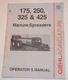 GEHL 175-250-325-425 Manure Spreaders, Genuine OEM Operators, Service Manual