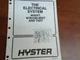 Hyster The Electrical System 897618 2200 SRM 554