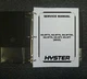 Hyster N005 H4.0FT5 H4.0FT6 H4.5FTS5 Gas Forklift Truck Service Repair Manual