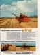 1957 Allis-Chalmers All Crop Harvester & Gleaner Tractor Original Color Ad 