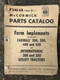 Vintage International Harvester Farmall 300, 400 Utility Tractor Catalog Book Vintage International Harvester Farmall 300, 400 Utility Tractor Catalog Book