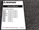 Mitsubishi FG30K Forklift CHASSIS MAST & OPTIONS Service Repair Manual 35001-Up