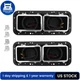 2PCS Headlight Housing Bases Pair For Kenworth T600 T800 W900 Peterbilt 378 379