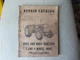 Minneapolis Moline M602 M604 tractor parts catalog book manual