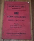 Vintage Minneapolis Moline A-2 B-2 Corn Shellers  farm Repair List Book R762-B