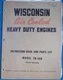 WISCONSIN TR-10D ENGINE PARTS OPERATION & MAINTENANCE MANUAL BOOK