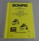 Operating Instructions Bomag Vibratory Roller BW 170/174 AD-AM / BW 174 AC-AM '05/2001