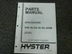 Hyster Spacesaver S 40 45 50 55 60 65 XM Forklift Lift Parts Catalog Manual D187