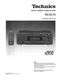 TECHNICS RS-DC10 - DCC DIGITAL COMPACT CASSETTE USER INSTRUCTIONS OWNER'S MANUAL