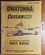 OMC Owatonna Custom 800 Self-Propelled Windrower Parts Catalog Manual 586905W