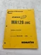 Komatsu Avance Plus WA120-3MC Wheel Loader Operation & Maintenance Manual SKU15
