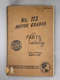CATERPILLAR NO. 112 MOTOR GRADER PARTS BOOK 33945